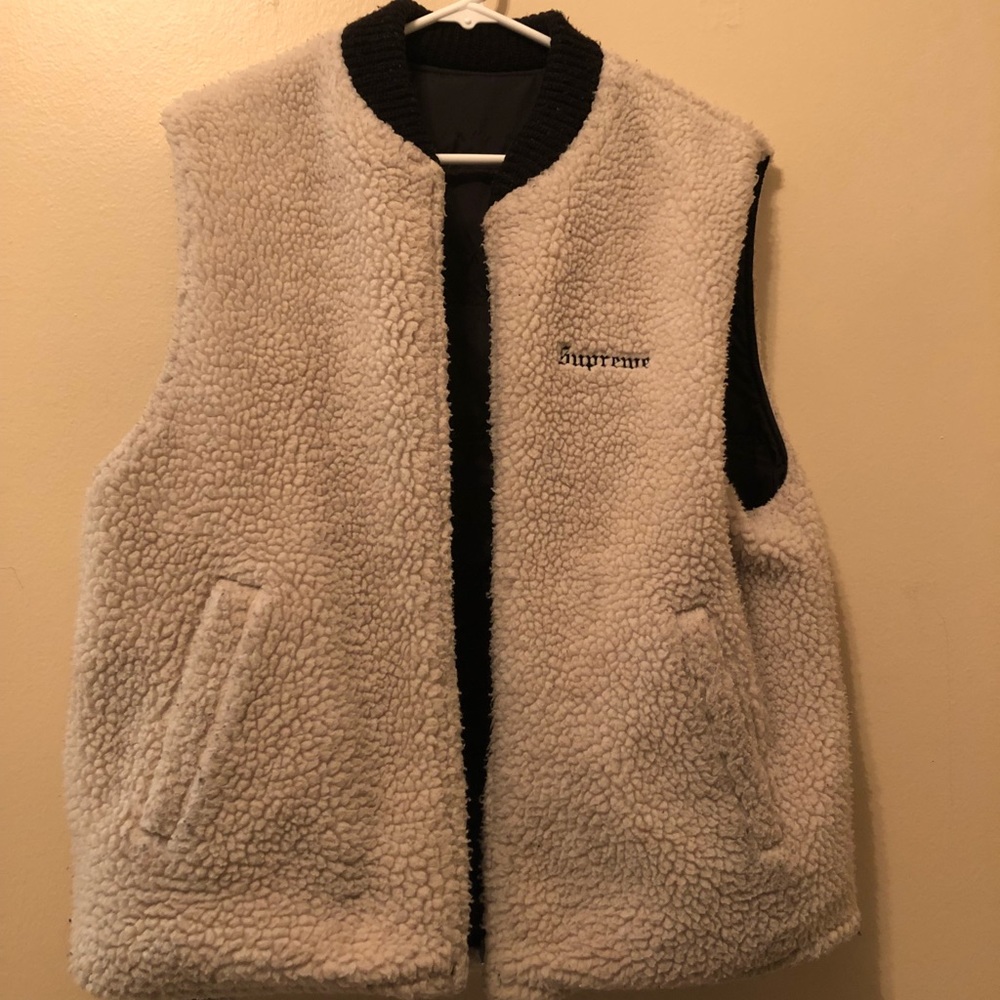 Supreme Sherpa Reversible Vest